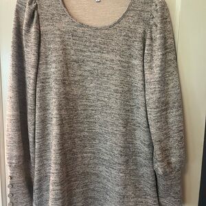 Gray Long Sleeve Sweater